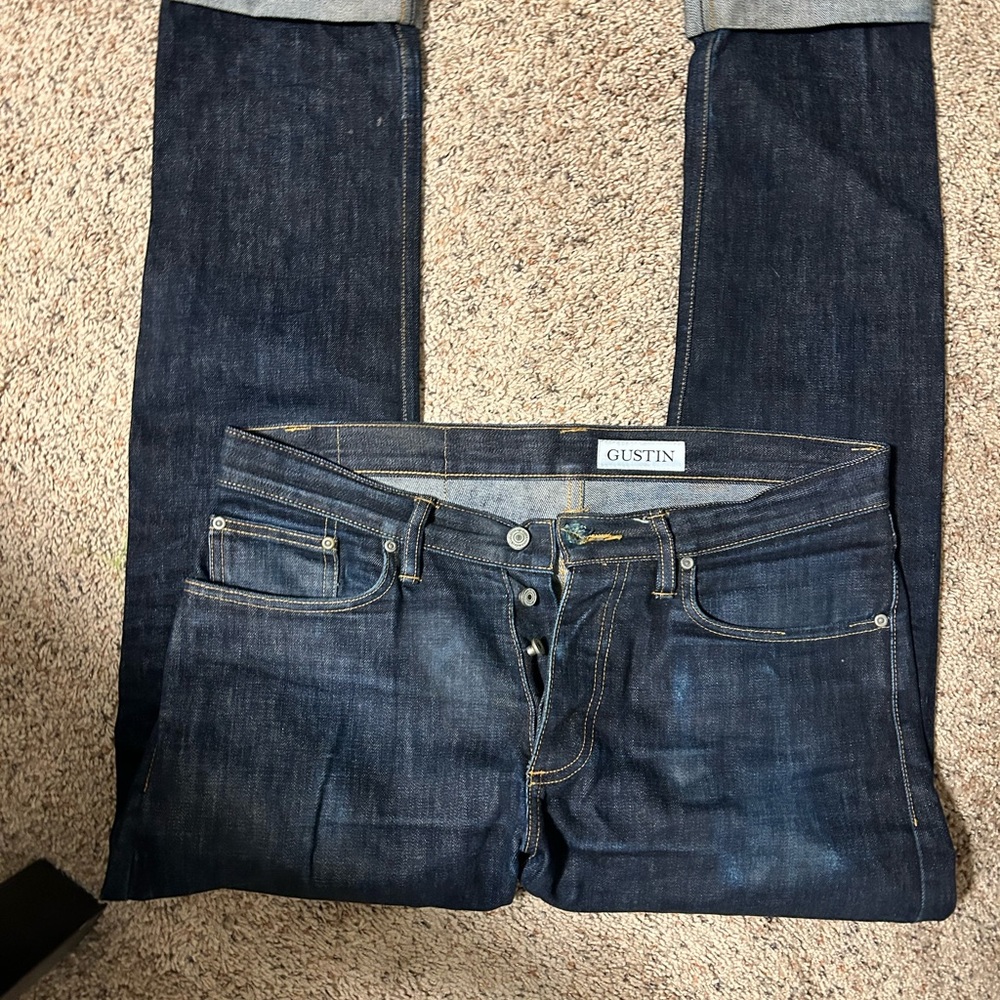 Gustin Raw Denim Jeanz - Size 33